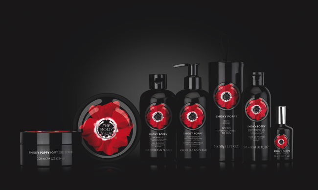 Win Body Shop Smoky Poppy goodies